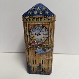 Churchill's Peter Pan Money Box - Big Ben Embossed  Tin Bank